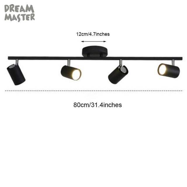 Barre spots LEDs ajustables moderne - vue 9 sur 17