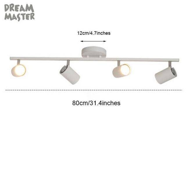 Barre spots LEDs ajustables moderne - vue 13 sur 17