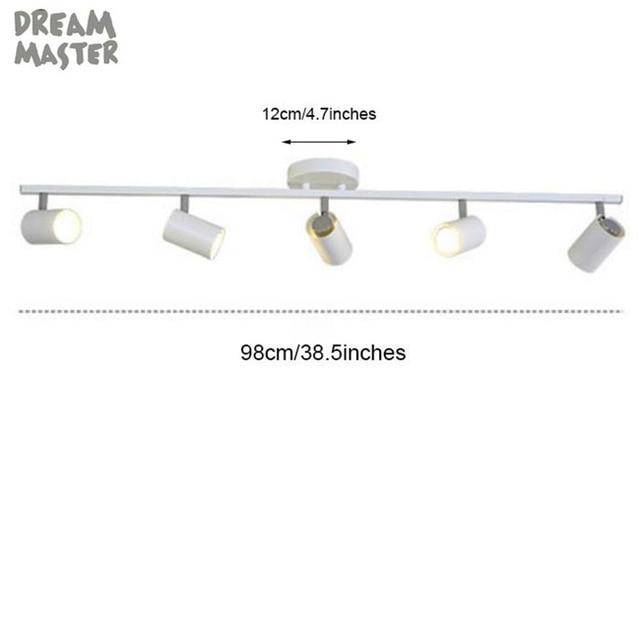Barre spots LEDs ajustables moderne - vue 14 sur 17