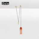 Suspension en métal avec long fil Oslo