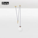 Suspension en métal avec long fil Oslo