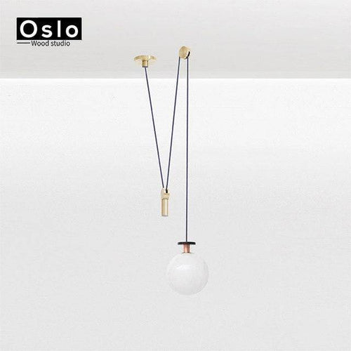 Suspension en métal avec long fil Oslo - vue 8 sur 11