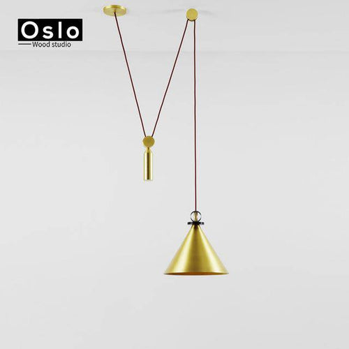Suspension en métal avec long fil Oslo - vue 6 sur 11
