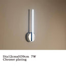 Plafonnier LED moderne barres chromées Flush