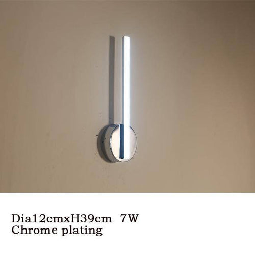 Plafonnier LED moderne barres chromées Flush - vue 7 sur 9