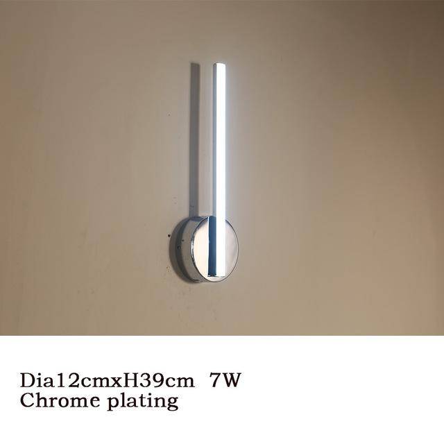 Plafonnier LED moderne barres chromées Flush - vue 6 sur 9