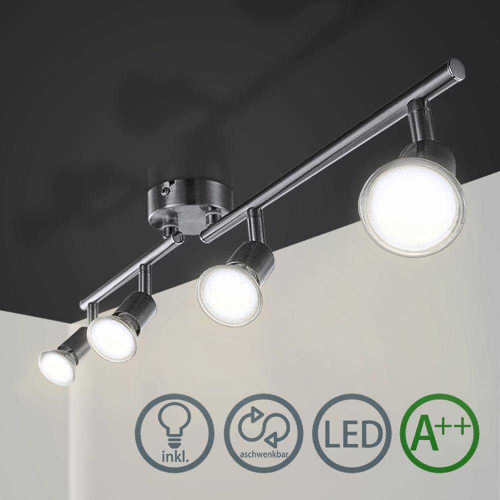 Barre à 4 spots LED chromée - vue 2 sur 7