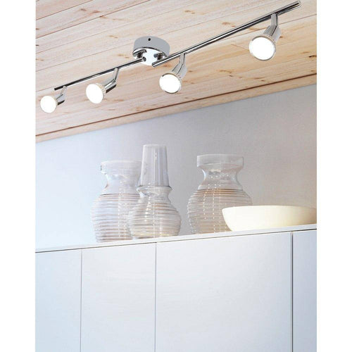 Barre à 4 spots LED chromée - vue 5 sur 7