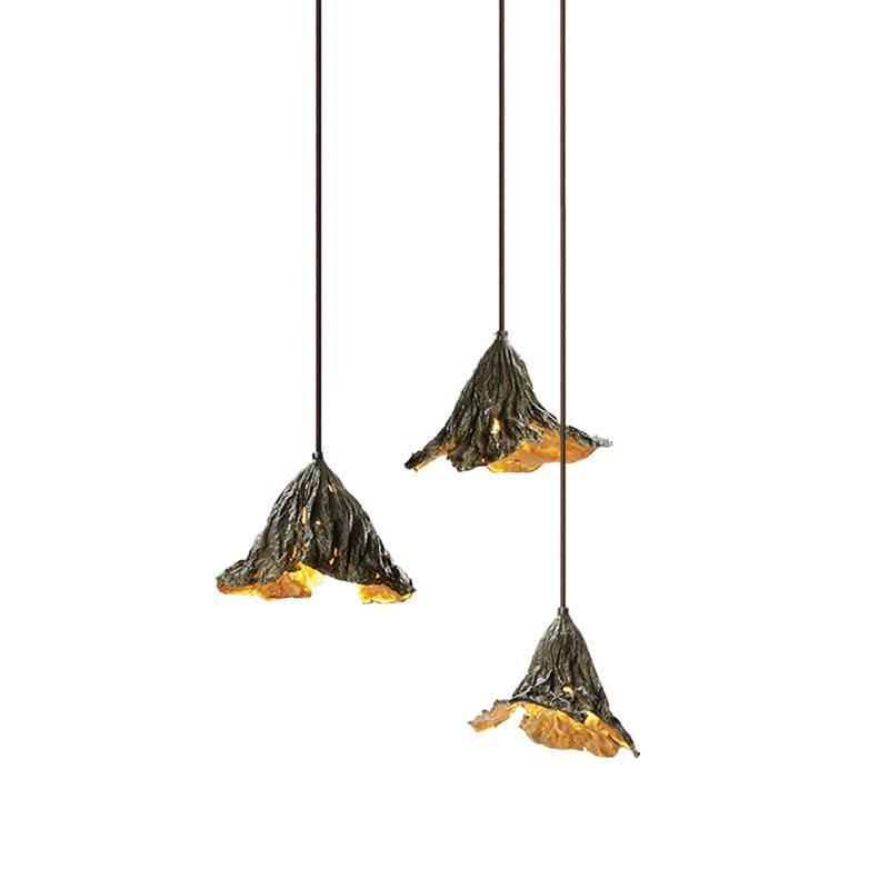 Suspension design écorce de feuille Tea - vue 5 sur 6