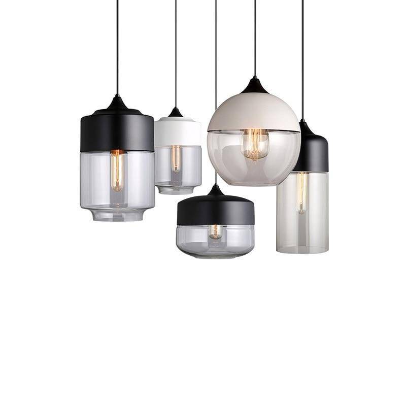 Suspension design en verre et métal moderne (plusieurs formes) - vue 3 sur 13