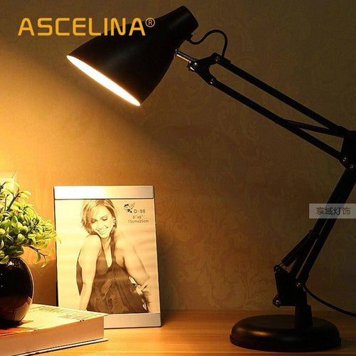 Lampe de bureau avec bras articulé ajustable en métal Reading - vue 3 sur 7