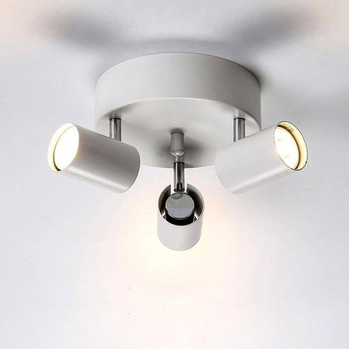 Plafonnier rond à spots LED ajustable - vue 2 sur 8
