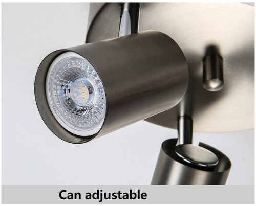 Plafonnier rond à spots LED ajustable - vue 4 sur 8