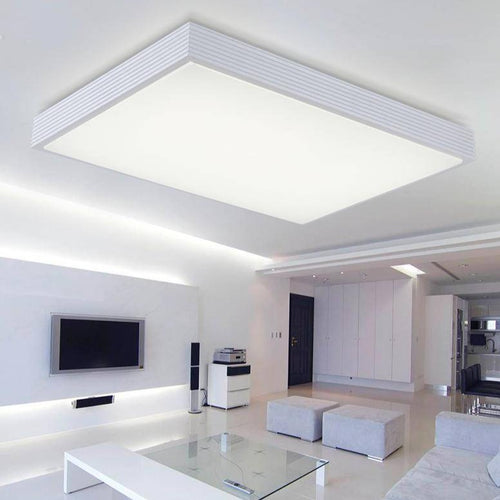 Plafonnier LED carré en métal Stepless - vue 2 sur 5