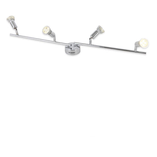 Plafonnier chromé barre à spots LED Indoor - vue 4 sur 11