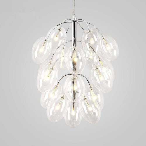 Suspension design avec boules de verre Cafe - vue 4 sur 5