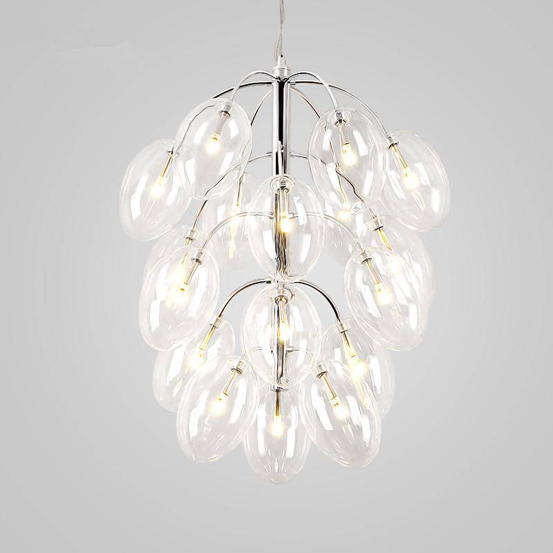 Suspension design avec boules de verre Cafe - vue 4 sur 5