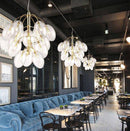 Suspension design avec boules de verre Cafe