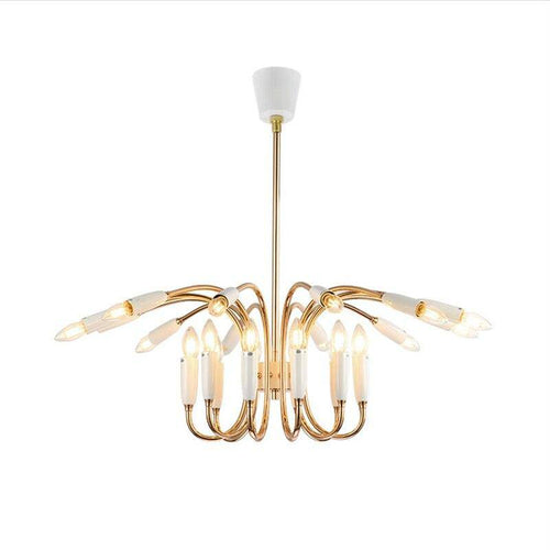 Lustre design bras arrondi doré Head - vue 4 sur 5