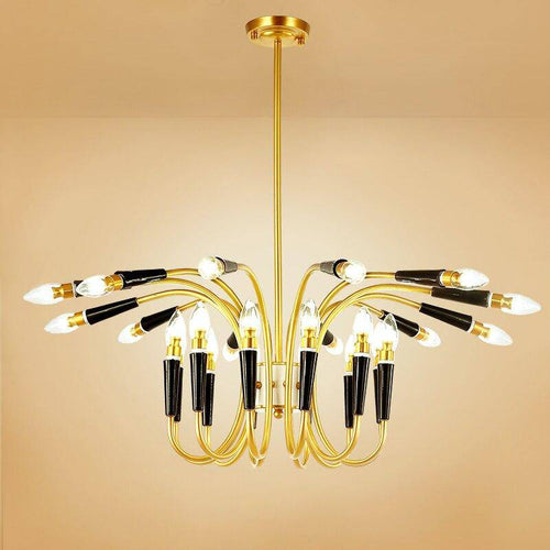 Lustre design bras arrondi doré Head - vue 2 sur 5