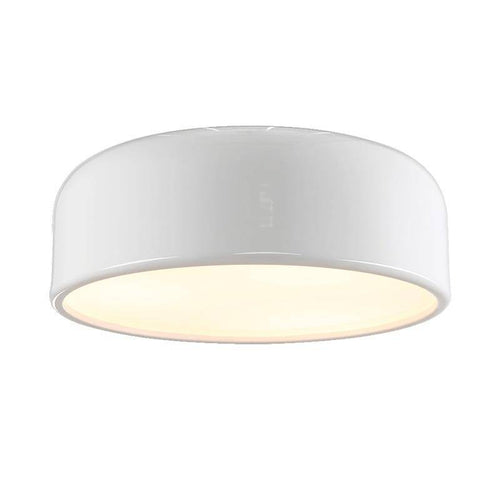 Plafonnier design en aluminium à LED arrondi Smithfield - vue 5 sur 7
