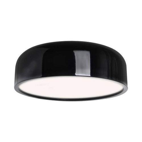 Plafonnier design en aluminium à LED arrondi Smithfield - vue 3 sur 7