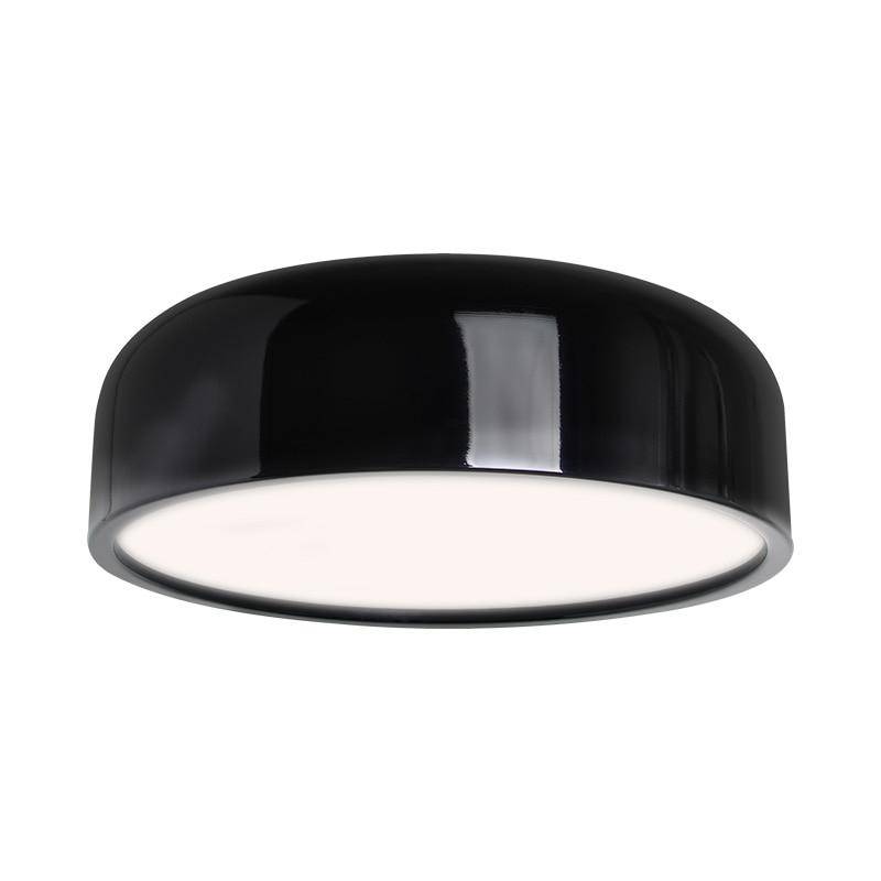 Plafonnier design en aluminium à LED arrondi Smithfield - vue 3 sur 7