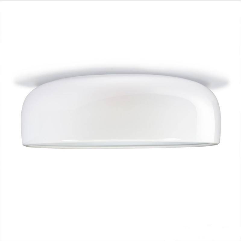 Plafonnier design en aluminium à LED arrondi Smithfield - vue 6 sur 7