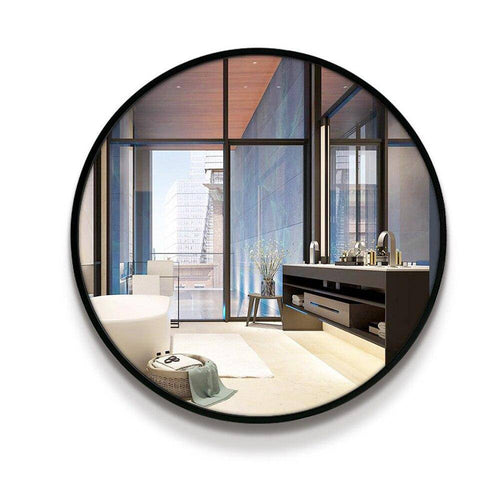 Miroir mural rond noir Chinese - vue 5 sur 7