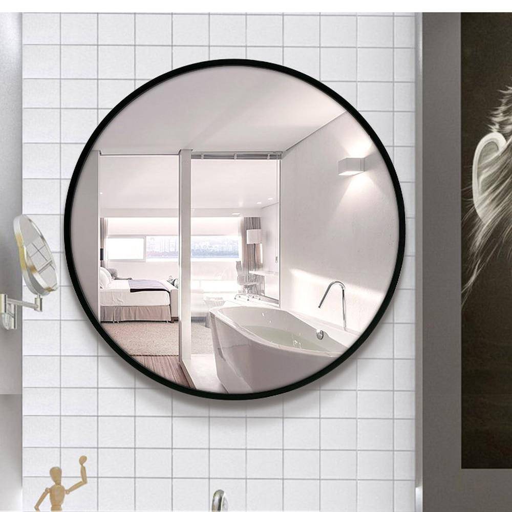 Miroir mural rond noir Chinese - vue 4 sur 7