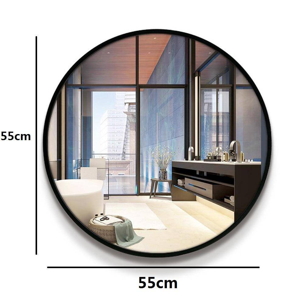 Miroir mural rond noir Chinese - vue 6 sur 7