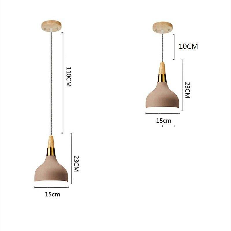 Suspension design LED avec abat-jour en métal khaki doré style Casa - vue 3 sur 4