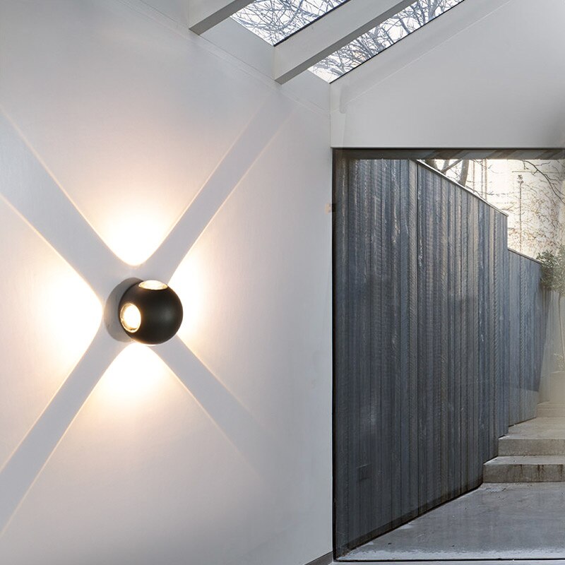 Applique murale design LED circulaire d'extérieur Sammyjo - vue 5 sur 8