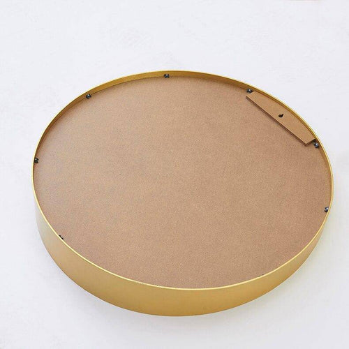 Miroir mural rond à bord coloré en métal - vue 7 sur 9