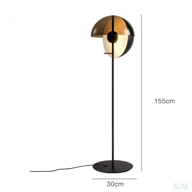 Lampadaire LED design lampe en boule changeable Lamp - vue 7 sur 11
