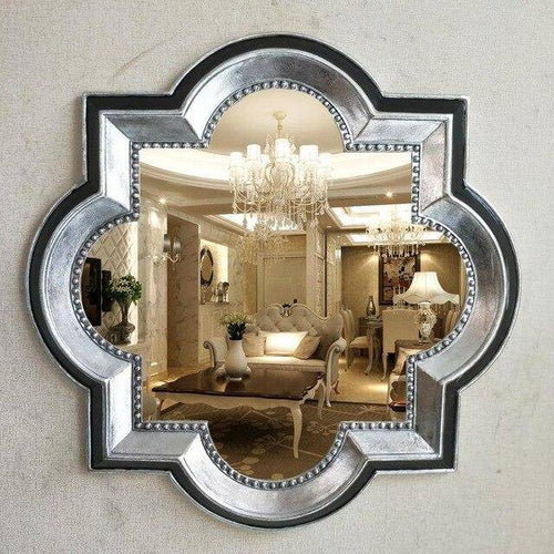 Miroir mural décoratif trèfle à 4 feuilles rétro - vue 15 sur 16