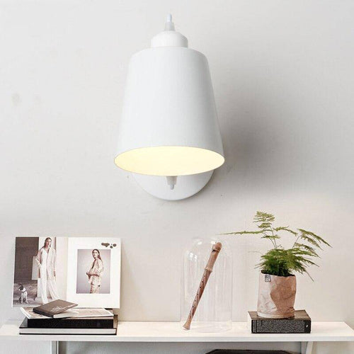 Applique murale industrielle à LED avec abat-jour en métal design Loft - vue 5 sur 6