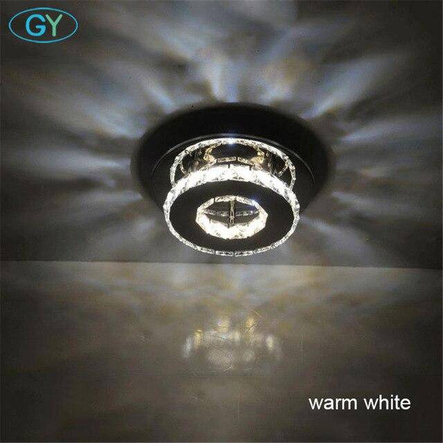 Plafonnier cristal LED et base chromée Hallway - vue 2 sur 4