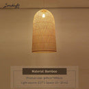 Suspension moderne forme en bambou Work