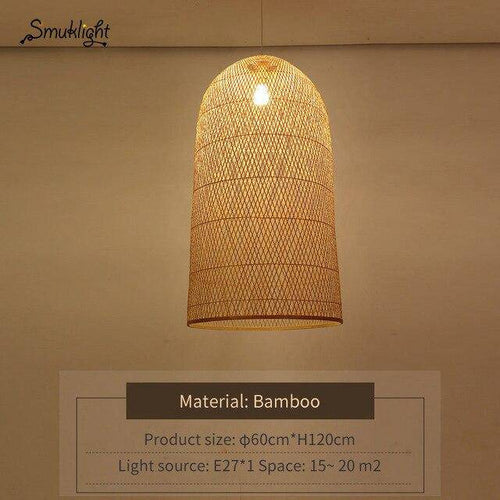 Suspension moderne forme en bambou Work - vue 11 sur 14