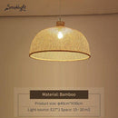Suspension moderne forme en bambou Work