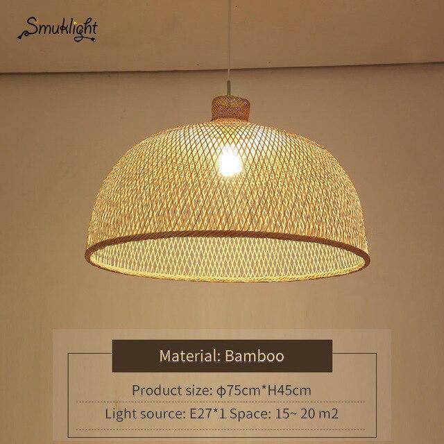 Suspension moderne forme en bambou Work - vue 5 sur 14