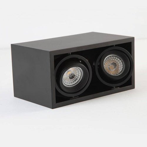 Plafonnier rectangulaire à spots LED orientables - vue 3 sur 3