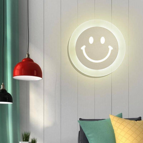 Applique murale LED smiley moderne - vue 4 sur 4