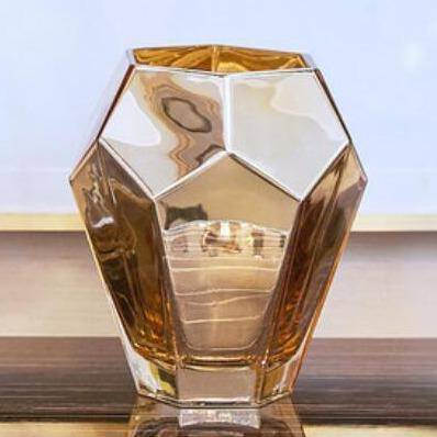Vase design en verre cristal Luxury - vue 3 sur 5