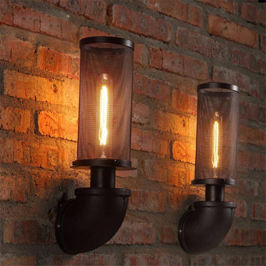 Applique murale LED en métal rétro industriel Beiaidi - vue 2 sur 7