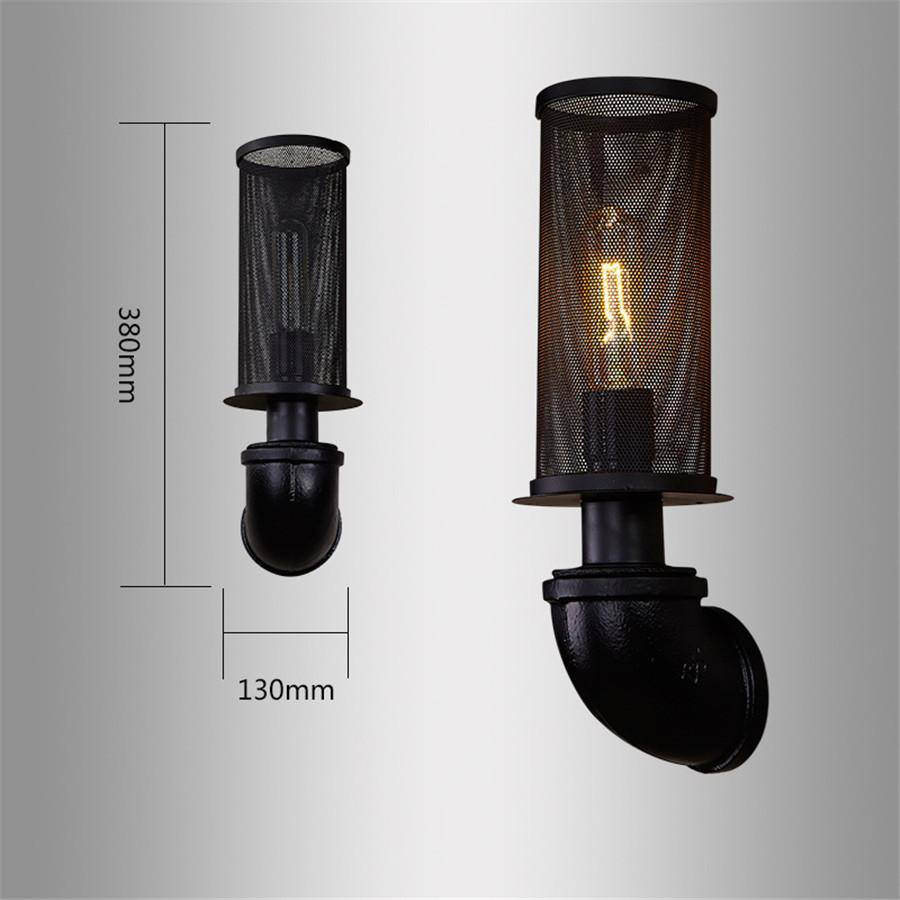 Applique murale LED en métal rétro industriel Beiaidi - vue 4 sur 7