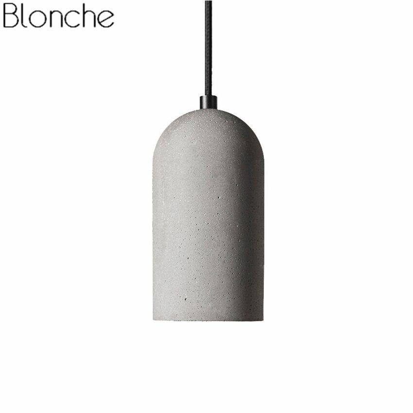 Suspension ciment cylindrique au bout arrondi Pipe - vue 4 sur 5
