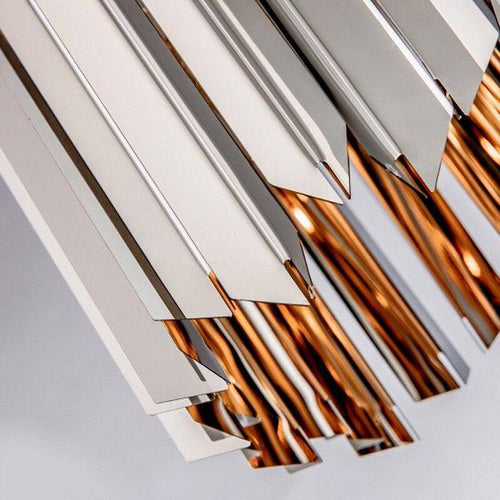 Suspension design en miroir chromé Surface - vue 9 sur 8