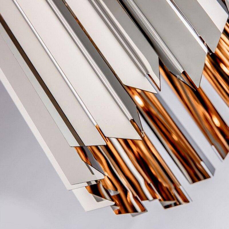 Suspension design en miroir chromé Surface - vue 8 sur 8